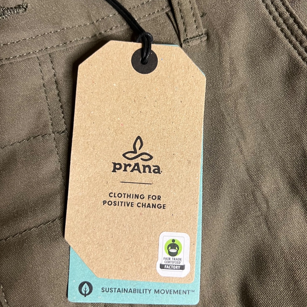 Prana Stretch Zion Pants II Regular Slate Green Men’s 31X32, 31X30 NWT - Picture 2 of 10
